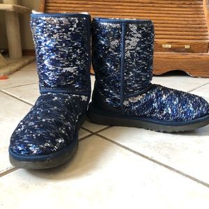 Reversible Sequin Ugg boots